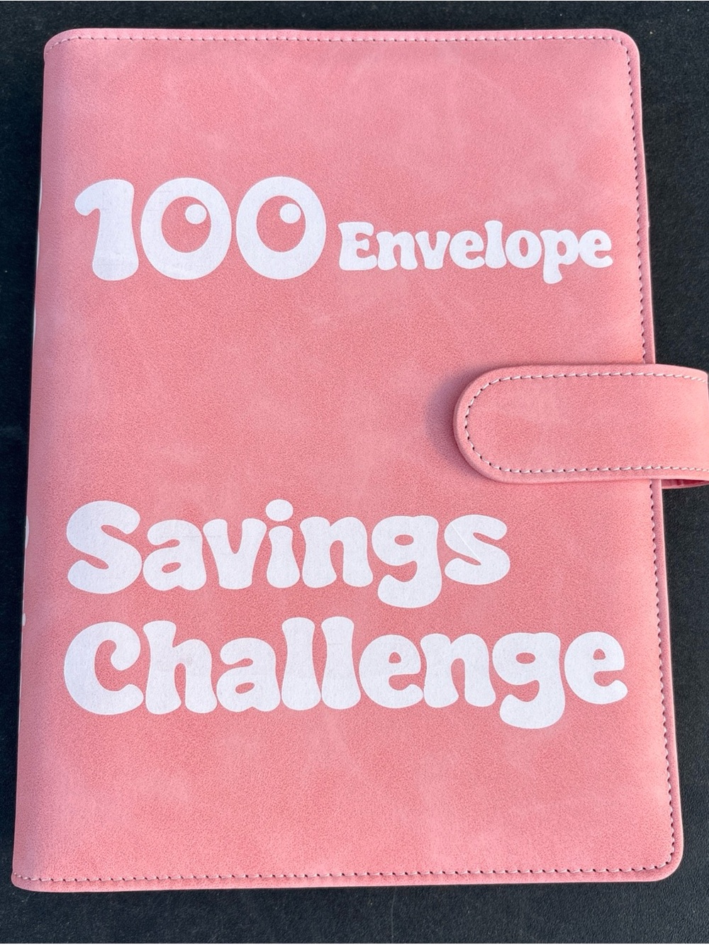 100 Envelope Savings Challenge Pink Savings Binder
